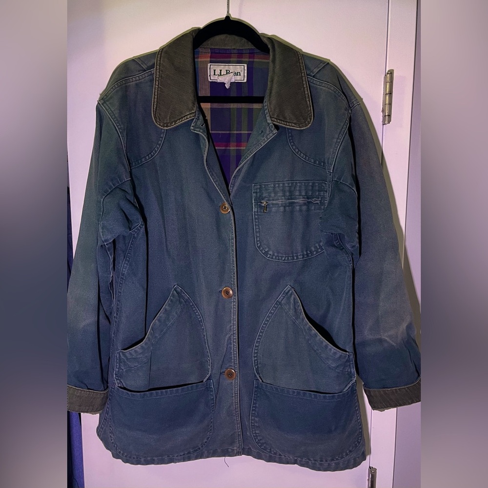 L.L. Bean Green Barn Coat, men’s L